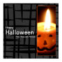 Side Halloween Square Labels 2x2